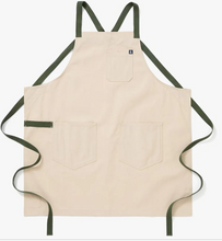 Load image into Gallery viewer, Crossback Sage White H&amp;B Apron
