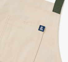 Load image into Gallery viewer, Crossback Sage White H&amp;B Apron
