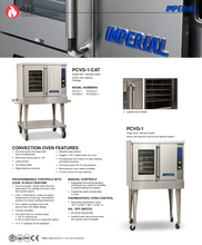 Load image into Gallery viewer, Imperial Convection Oven, Gas PCVG-1
