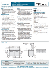 Load image into Gallery viewer, True 12 Pan 2Door Refrigerated Sandwich/ Salad Prep Table, TSSU4812HC
