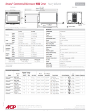 Load image into Gallery viewer, Amana Microwave Oven 0.6 cu FT . HDC12A2
