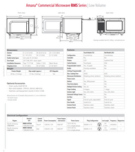 Load image into Gallery viewer, Amana Microwave Oven Dial 1000W .8 cu ft
