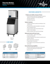 Load image into Gallery viewer, True Ice Machine 22in 500lbs.  TI522MAS1A
