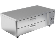 Load image into Gallery viewer, Beverage-Air Stainless Steel Worktop Cook Stand Refrigerated, 60in 2 Drawer WTRCS60HC
