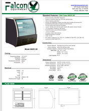 Load image into Gallery viewer, Refrigerated Display Curved Deli Case 36in
