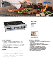 Load image into Gallery viewer, Imperial Countertop Hot Plate 6 Burner IHPA-6-36
