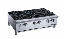 Load image into Gallery viewer, Dukers Countertop Hot Plate 6 Burner 36in DCHPA36
