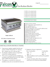 Load image into Gallery viewer, Falcon Countertop Charbroiler 36in Radiant ACB3
