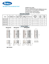Load image into Gallery viewer, Atosa Reach-in Fridge 2 Sec MBF8005GR
