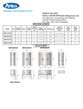 Load image into Gallery viewer, Atosa Reach-in Refrigerator 1 Door MBF8004GR
