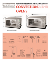 Load image into Gallery viewer, Warning Half Size Convection Oven
