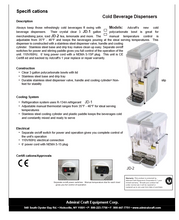 Load image into Gallery viewer, Electric Cold Beverage Dispenser, 1 Bowl
