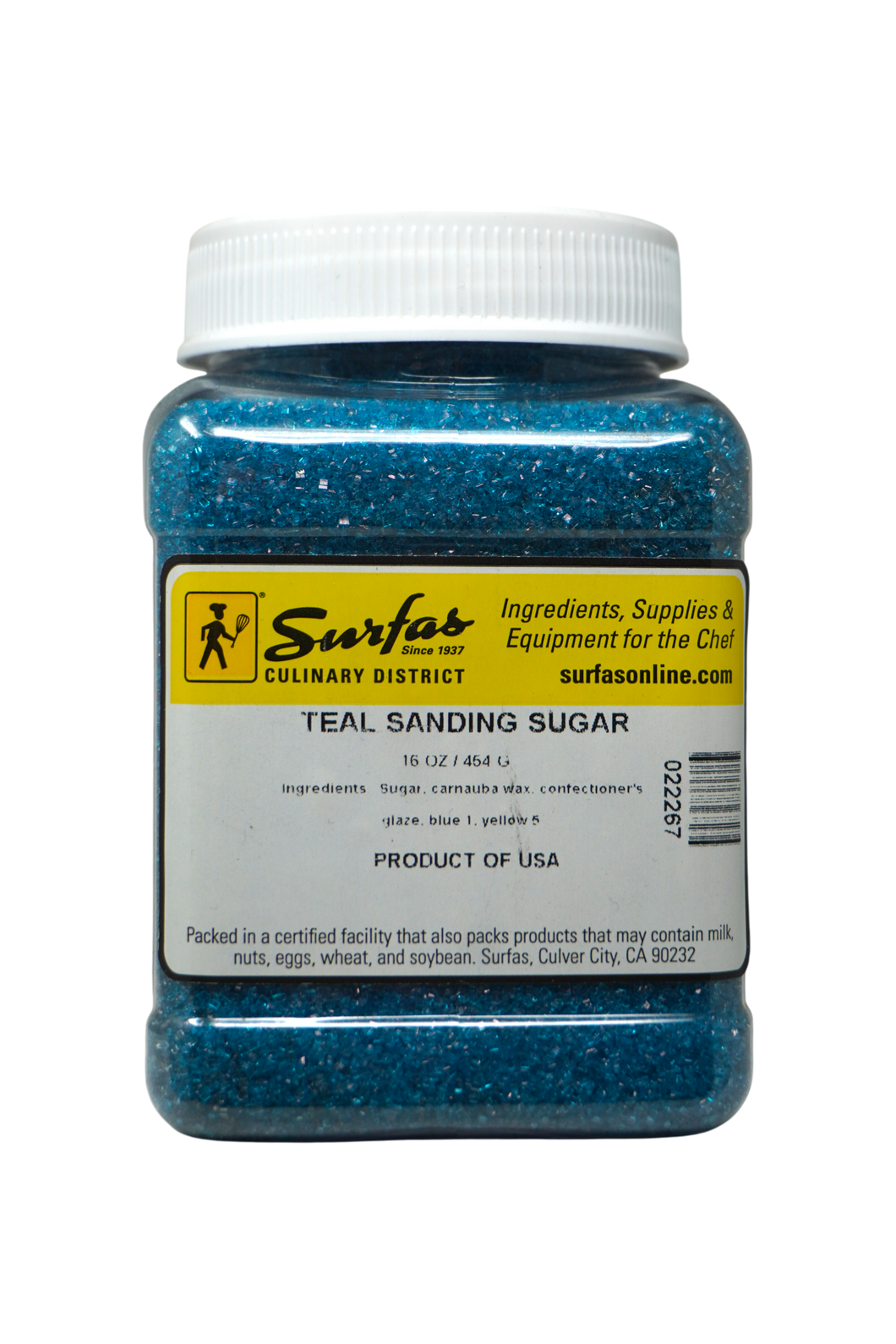 Teal Sanding Sugar 1lb