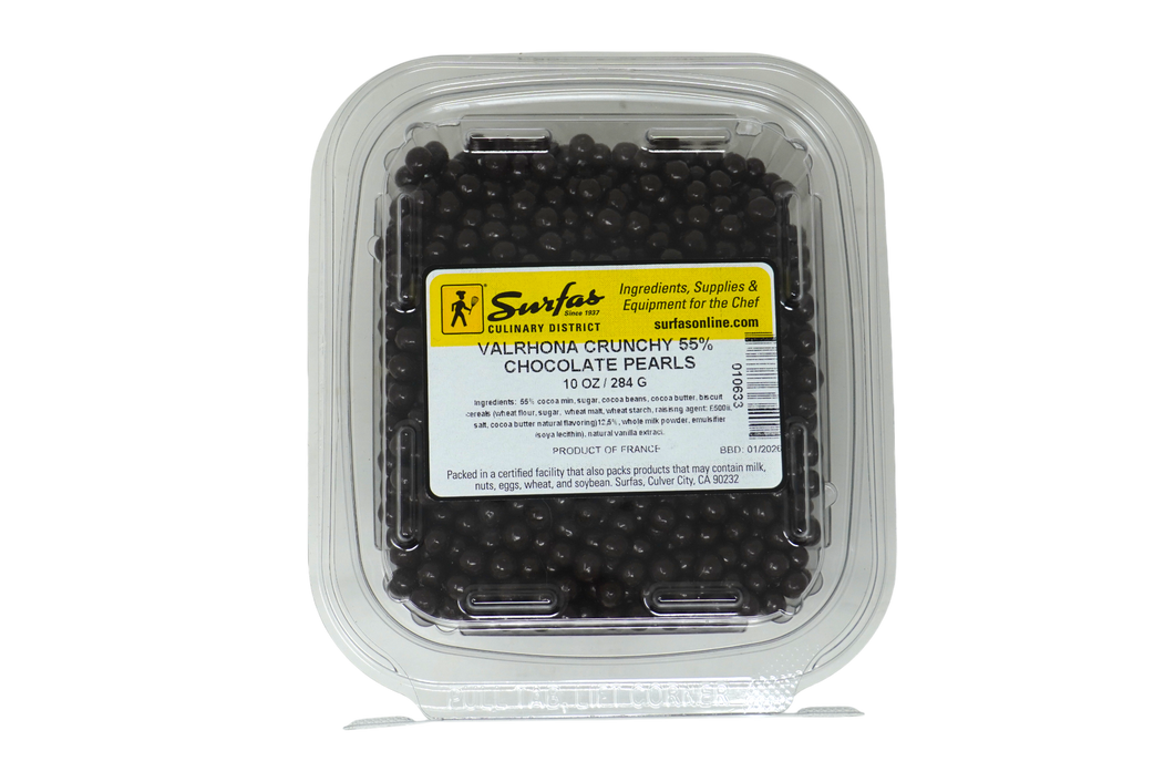 Valrhona Crunchy 55% Pearls 10oz
