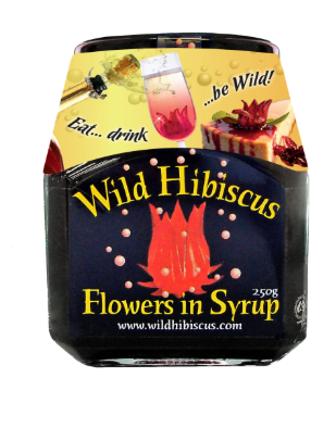Wild Hibiscus Flowers in Syrup 8.8oz