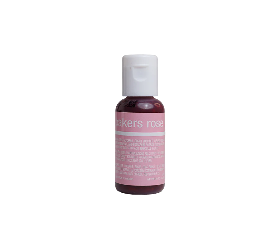 Chefmaster Liqua-Gel Bakers Rose .70oz