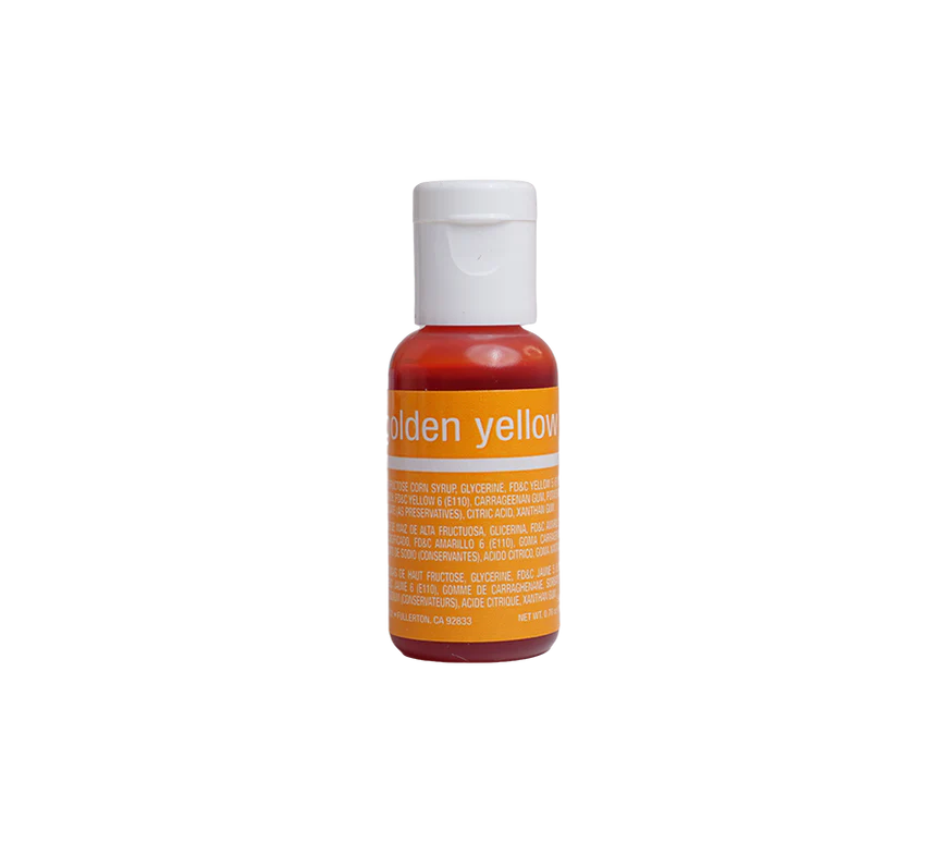 Chefmaster Liqua-Gel Golden Yellow .70oz