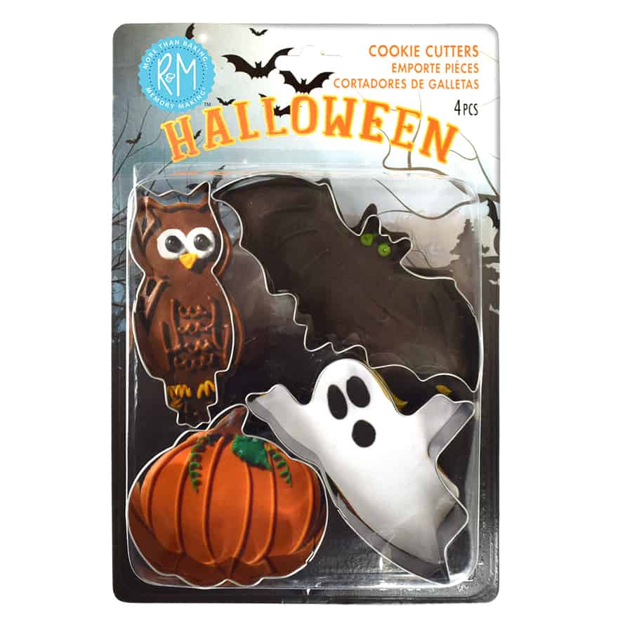Halloween Cookie Cutters 4 PC Set