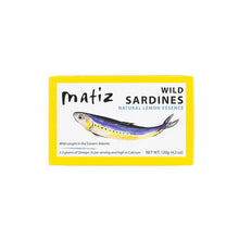 Load image into Gallery viewer, Matiz Sardines Lemon 4.2oz
