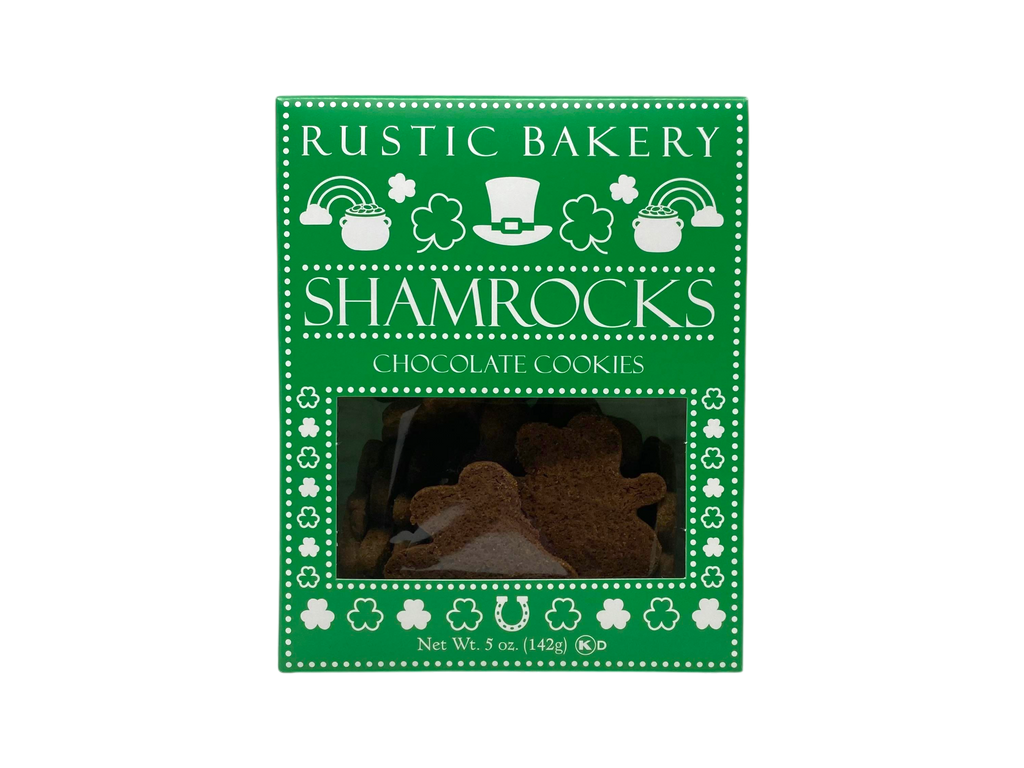 Rustic Bakery Shamrock Chocolate Cookies