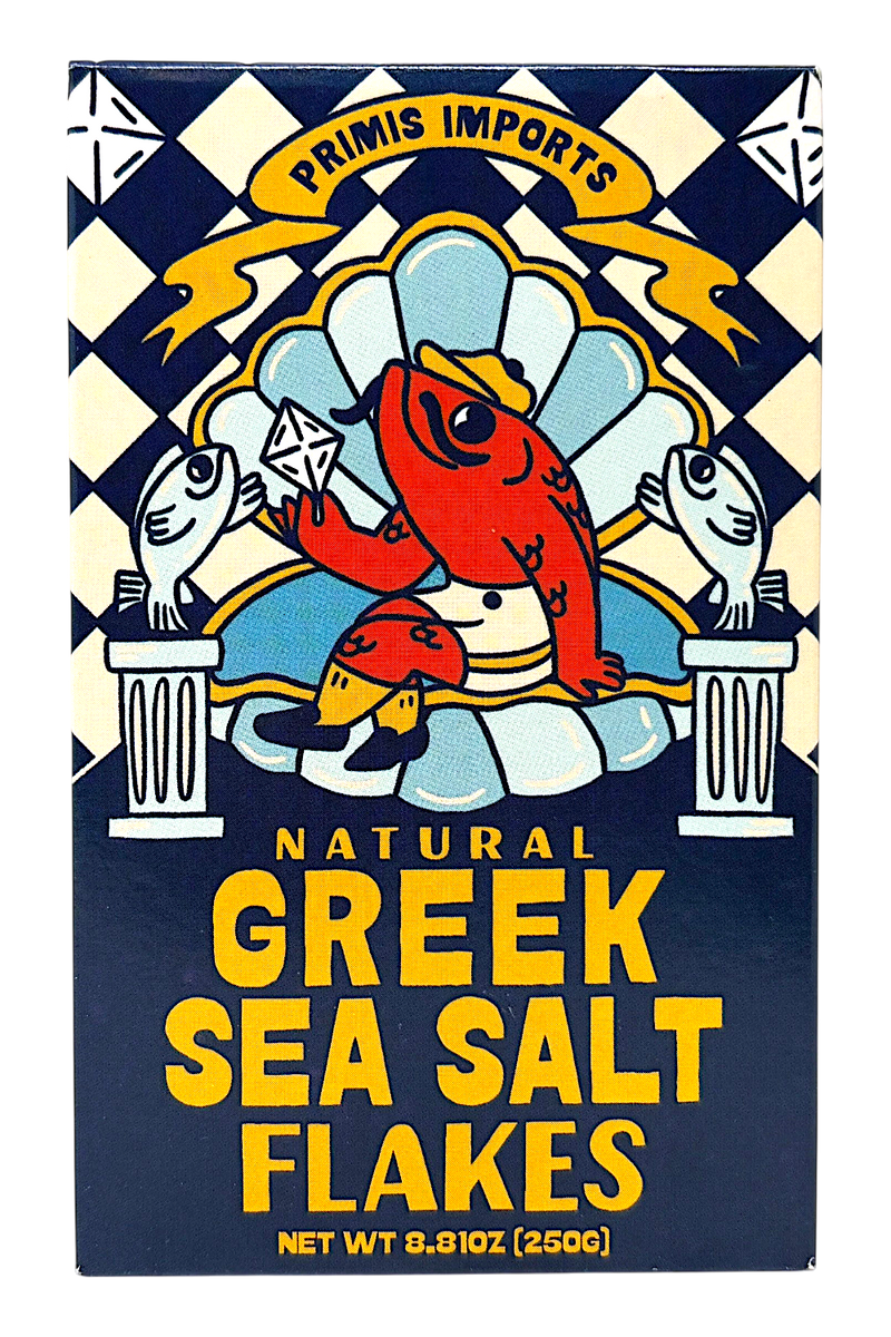 Primis Imports Natural Greek Sea Salt Flakes 8.8oz – Surfas Online