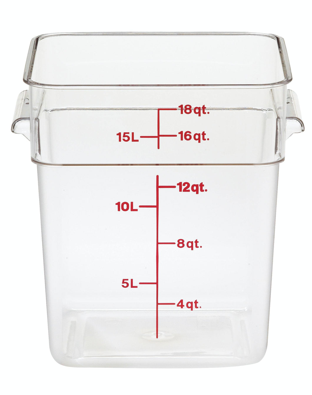Cambro Food Square Clear Storage 18 qt