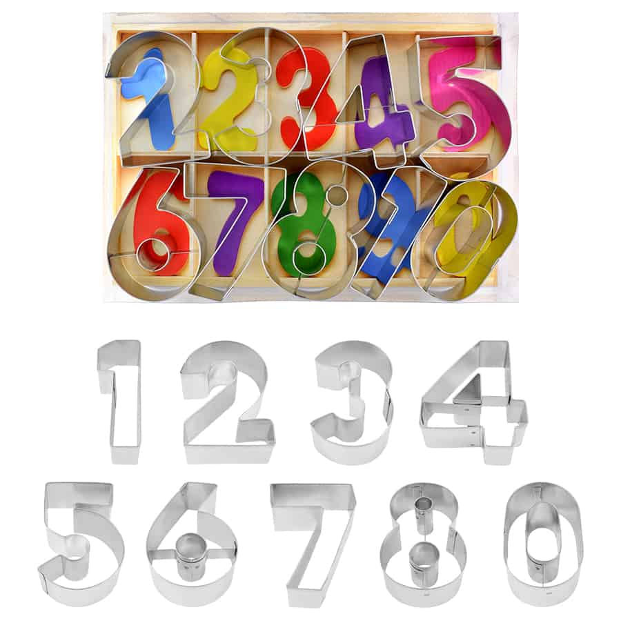 Cookie Cutter Set  - Numbers