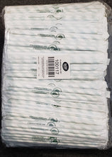 Load image into Gallery viewer, Paper Straws, green striped 500pk
