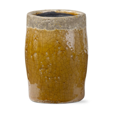 Rustic 6in Amber Utensil Holder