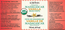 Load image into Gallery viewer, Lorann Madagascar Vanilla Bean Paste - Organic 4oz
