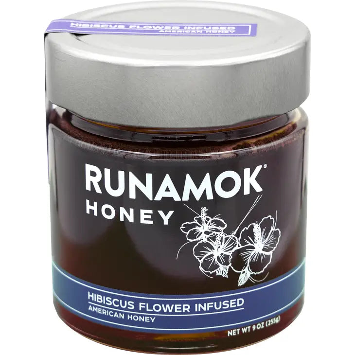 Runamok Hibiscus Infused Honey 9oz