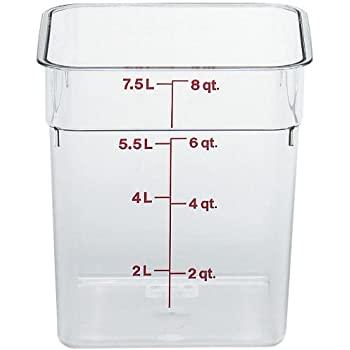 Cambro Food Square Clear Storage 8 qt