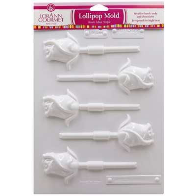 Candy Mold (Lollipop) - Roses