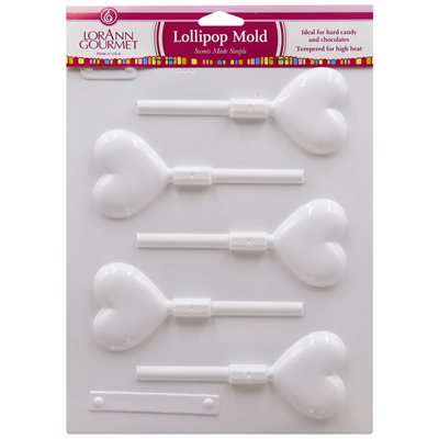 Candy Mold (Lollipop) - Heart