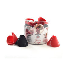 Load image into Gallery viewer, Silicone Pinch Grips Red/Black

