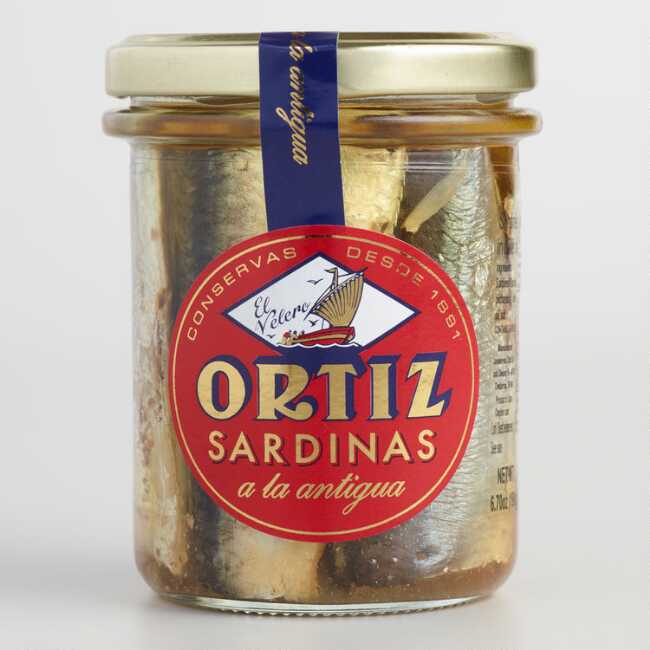 Ortiz Sardines in Olive Jar 4.9oz
