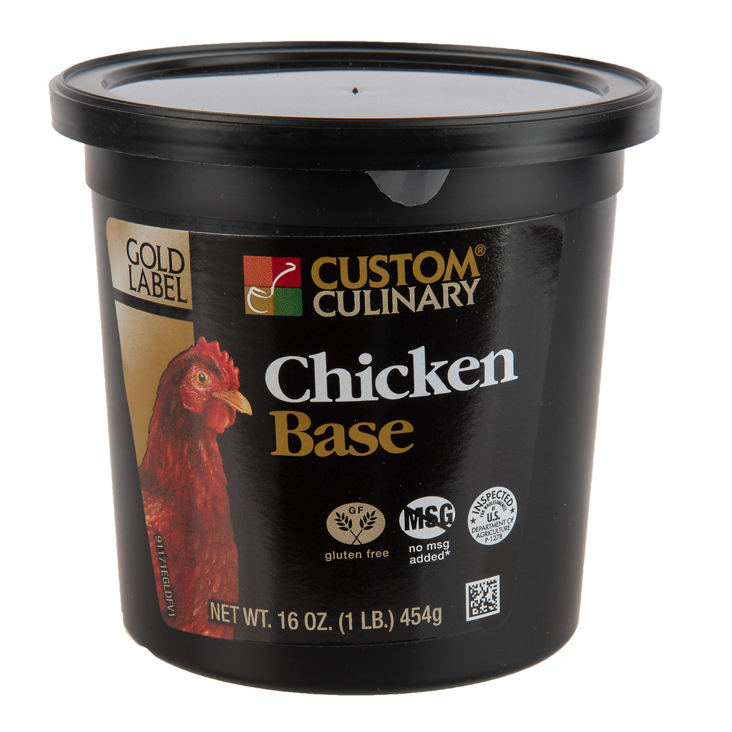 Custom Culinary Gold Label Chicken Base 1lbs