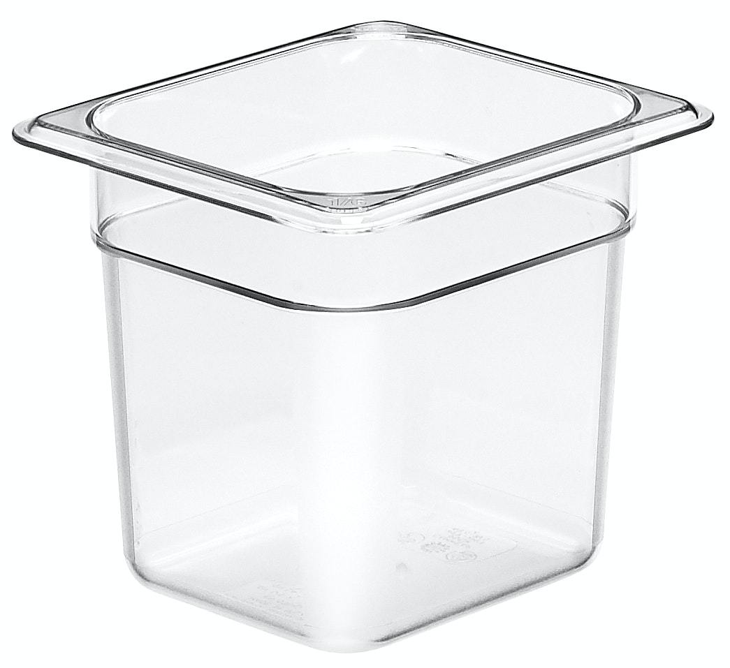 Cambro Food Pan 1/6 X 6 Clear