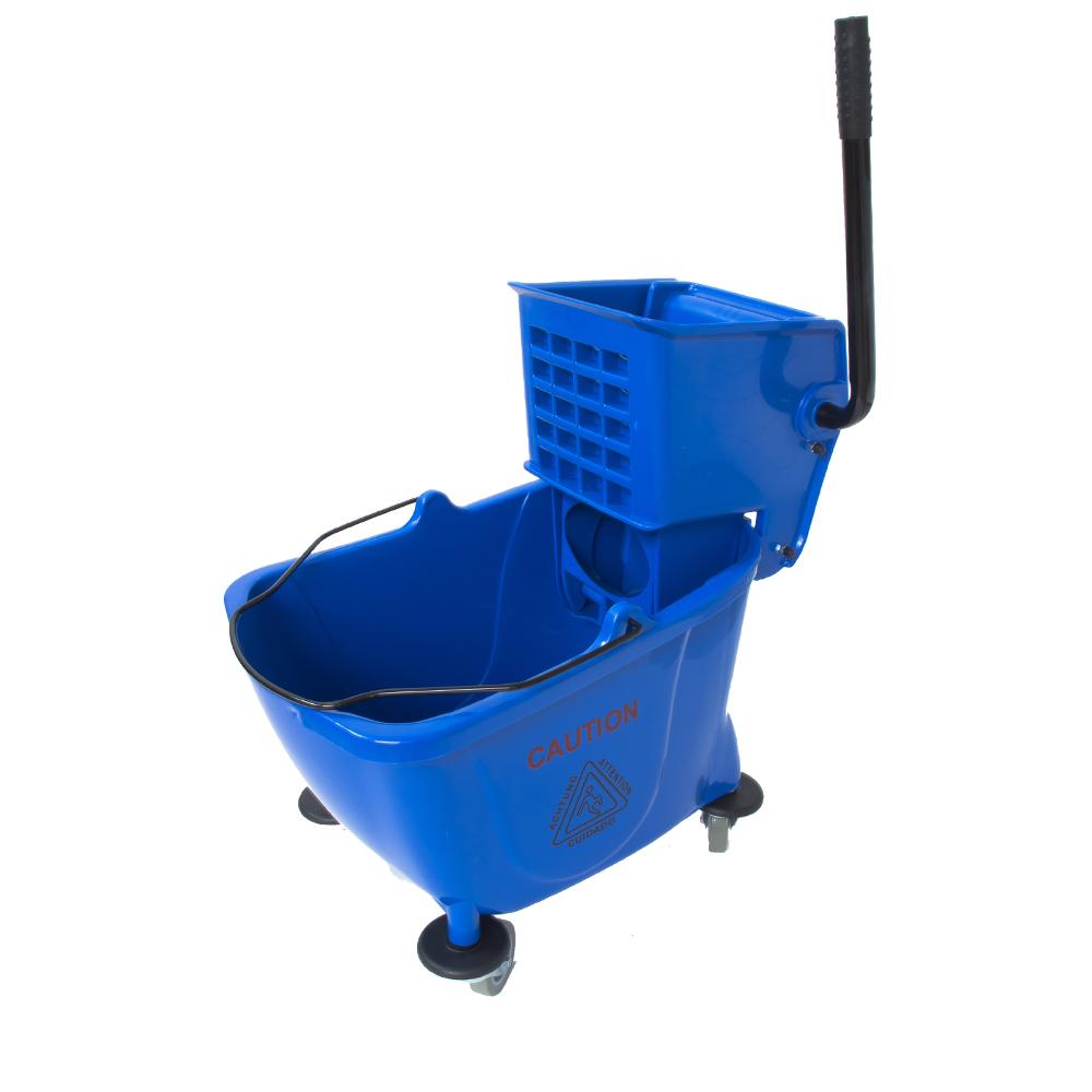 Mop Bucket w/wringer blue 8.5gal