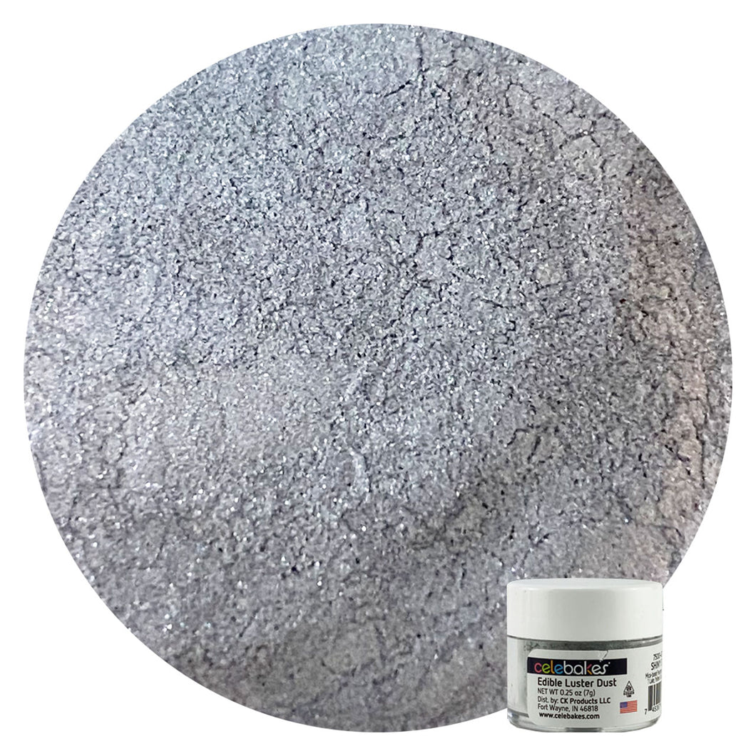 Edible Luster Dust -  Silver .25oz