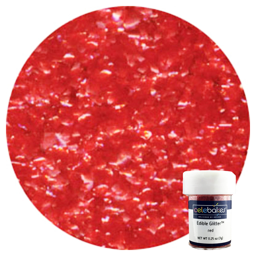 Edible Glitter - Red 1/4oz