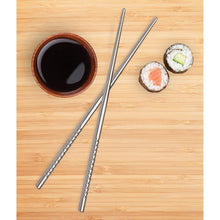 Load image into Gallery viewer, Stainless Steel Chopsticks, 5 Pairs
