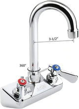 Load image into Gallery viewer, 4&quot; Backsplash Wall Mount Faucet
