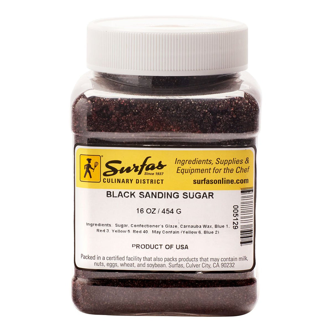 Black Sanding Sugar  1lb