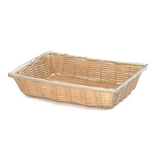 Basket Woven Natural Rectangular 16x11.5x3inch