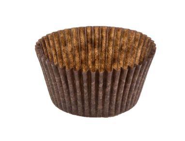 Bake Cup 2-1/2 inch Brown Roll (500)