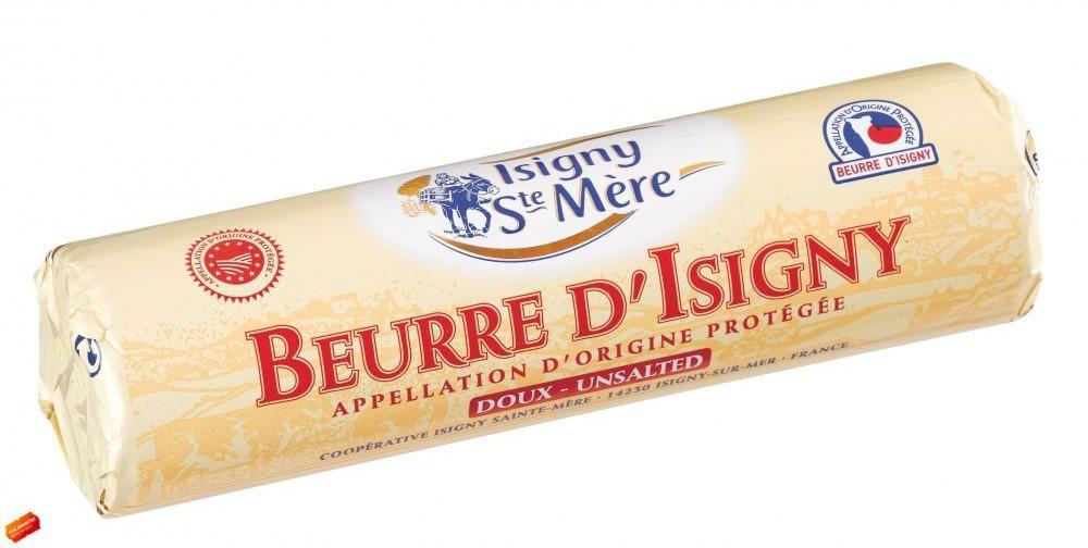 Isigny Butter Unsalted Roll 250g