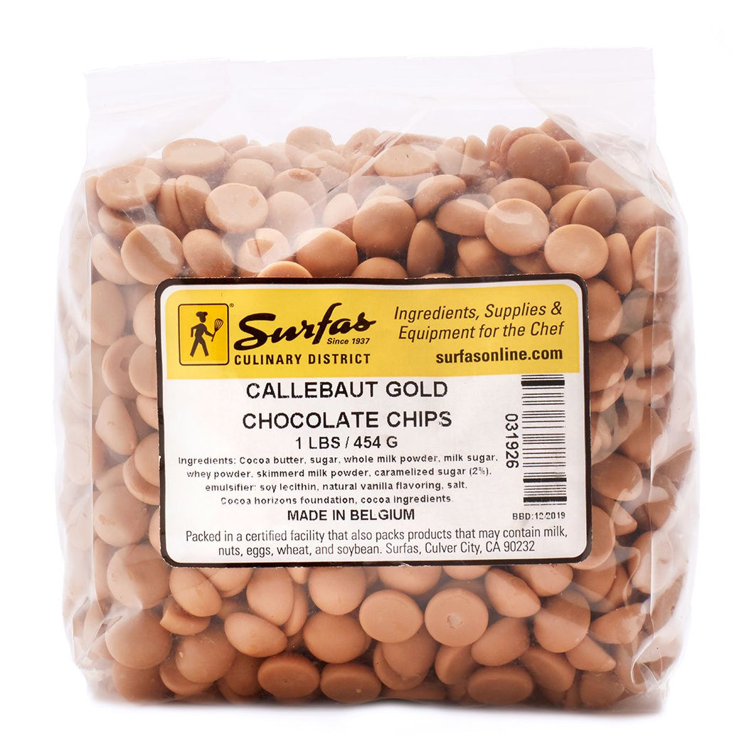 Callebaut Gold Chips 1lb