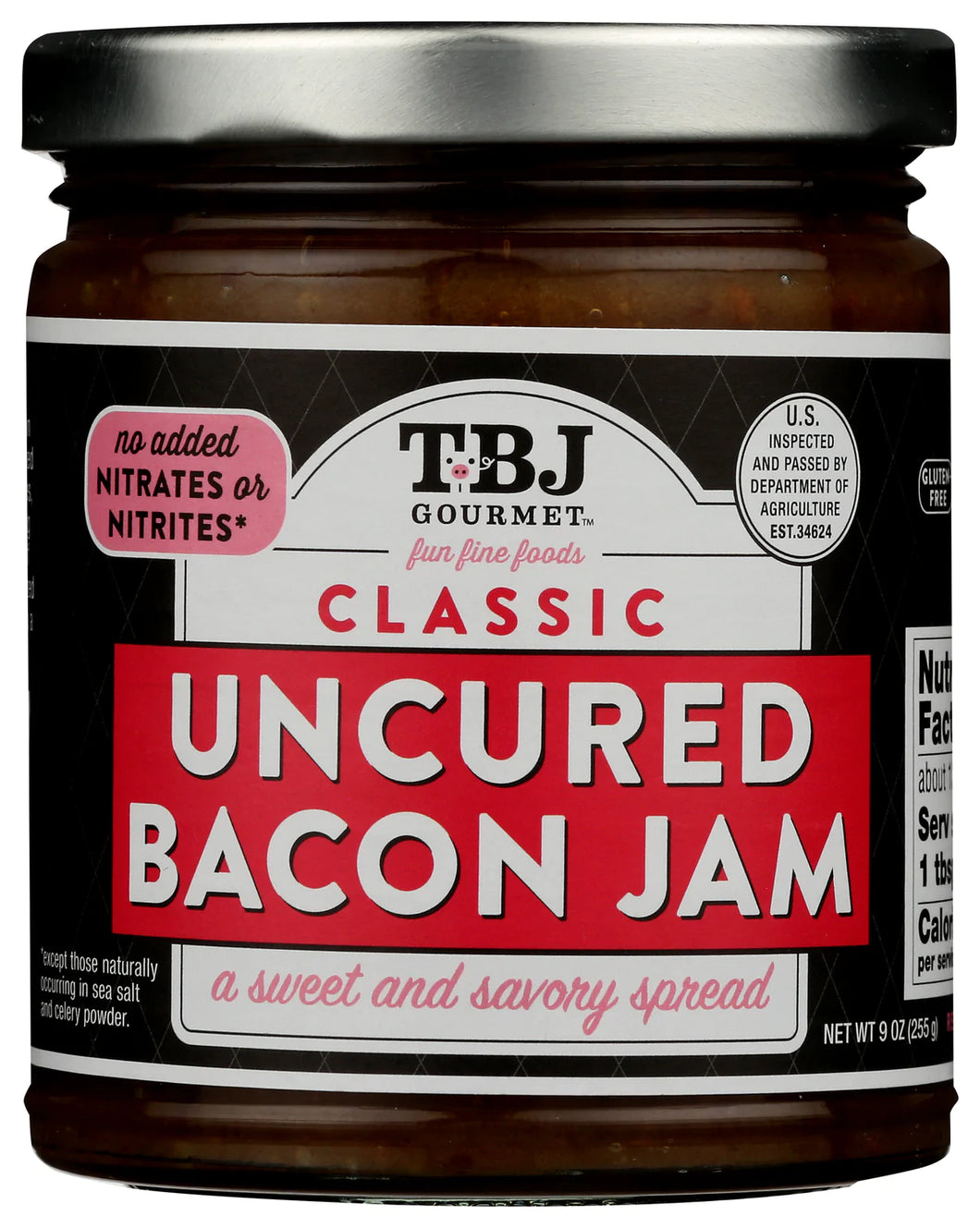 TBJ Uncured Bacon Jam 9oz