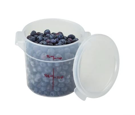 Cambro Food Storage Round Translucent 1qt